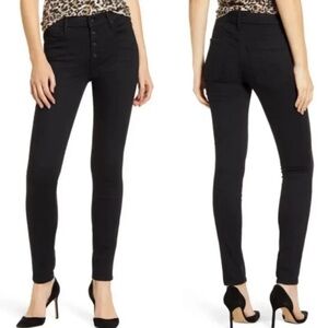 MOTHER The Pixie Not Guilty Black Button-fly Jeans Size 25